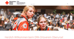 Desktop Screenshot of drk-oberursel.de